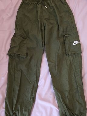 Nike Olive Green Cargo Joggers